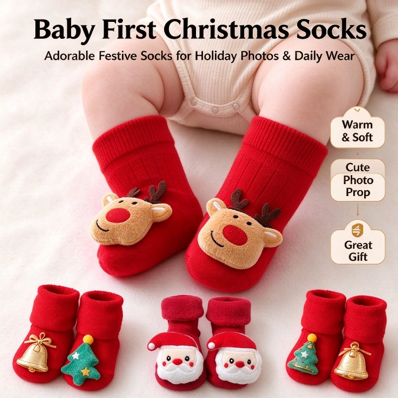 Unisex Baby Socks Non Slip - Детские носки для девочек и мальчиков,