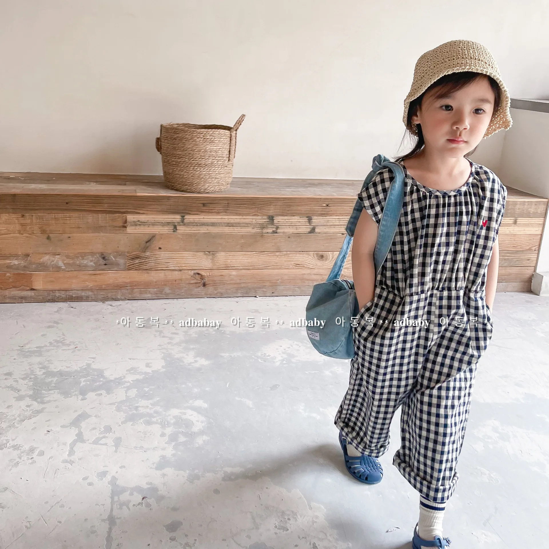 Клетчатые комбинезоны для мале – обзор и цена Baby Summer Linen Sleeveless Jumpsuit