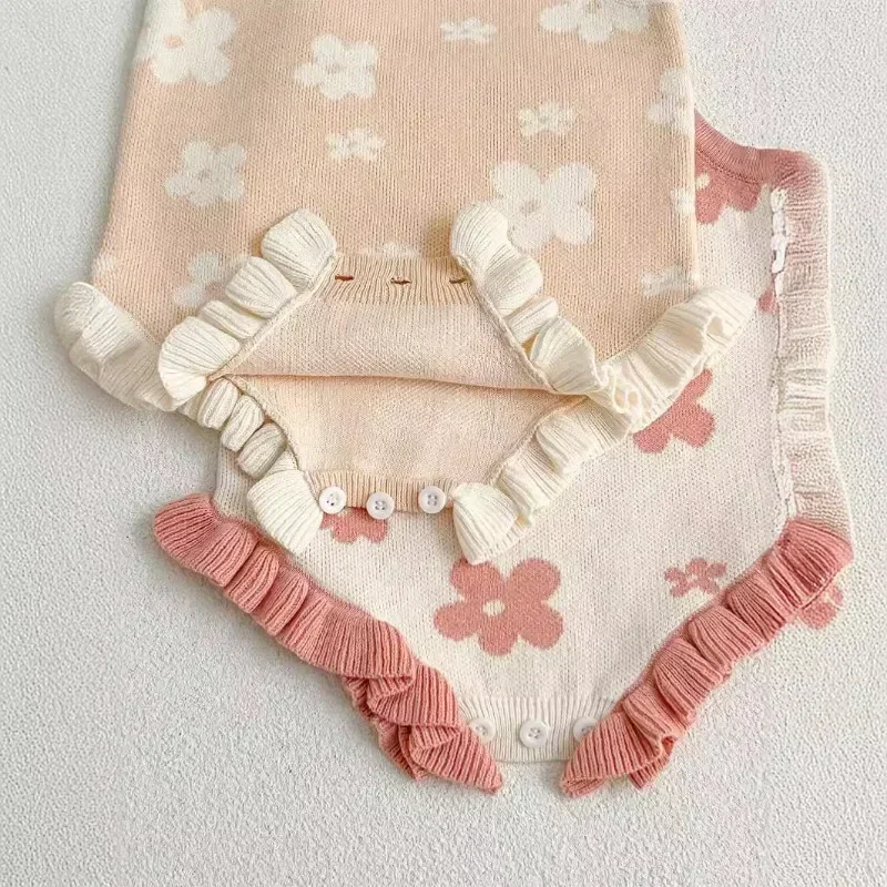 jesienny noworodek dziewczynek – обзор и цена Newborn Baby Girl Romper Floral